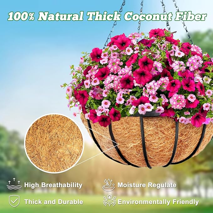 Y&M 2pcs 20“ Round Coconut Fiber Liner - Image 6