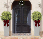 Tall Planters for Outdoor Plants Set of 2, 23.6" Large Taper Flower Plant Pots - Image 4