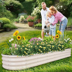 1MORE Galvanized Raised Garden Bed- Planter Garden Boxes Outdoor, Raised Beds - Image 8
