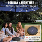 LEVELEVE 14FT Large Patio Patio Umbrella - Image 5