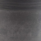 PSW Pot Collection 16-inch Plastic/Stone/Wood Composite Large Ribbed Planter – - Image 5