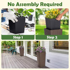 Idzo All Weather Wicker Planters - Image 5