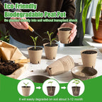 130 Pcs 3.15 Inch Peat Pots, Seed Starting Pots - Image 4
