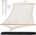 SUNCREAT Hammocks Traditional Rope Double Hammock by SUNCREAT