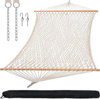 SUNCREAT Hammocks Traditional Rope Double Hammock by SUNCREAT