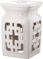 Safavieh Castle Gardens Collection Beijing Filigree Antique White Glazed by SAFAVIEH