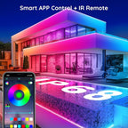 FBZ 100Ft Outdoor Waterproof LED Strip Lights, Music Sync RGB IP65 Led Lights - Image 3