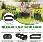 Hexagon Raised Garden Bed, 48 Inch Diagonal & 12 Inch Tall, Galvanized Steel - Image 4