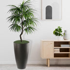 2 Packs 21 inch Tall Planter, Indoor Outdoor Round Planter - Image 2