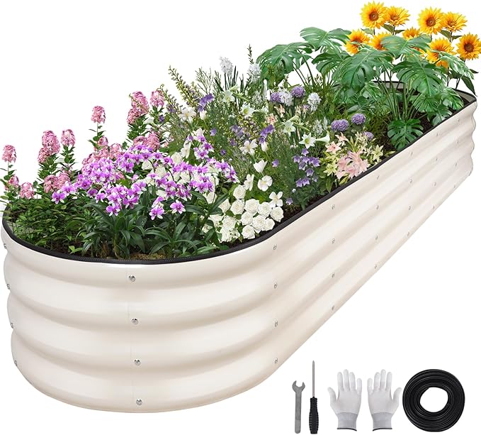 Galvanized Raised Garden Bed by BIRDSINYARD