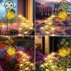 Christmas Gifts Solar Solar Lanterns Garden Decor Sunflower Lights, Large - Image 5