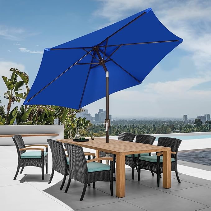 Blissun 7.5 ft Patio Umbrella, Yard Umbrella, Outdoor Market Umbrella - Image 6