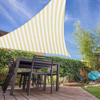 E&K Sunrise 10' x 10' x 10' Sun Shade Sail Triangle Canopy Shade Cover UV Block - Image 7