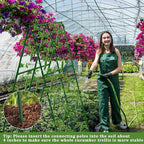 2 Packs Cucumber Trellis for Raised Beds, 31 X 47 Inch Adjustable Size A-Frame - Image 5