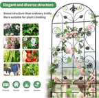 Trellis for Climbing Plants Outdoor, （2 Pack 70.8x19.6-inch）, Generic Metal - Image 2