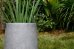 Kante 15.3" Dia Round Concrete Planter, Outdoor Indoor Large Plant Pots - Image 8