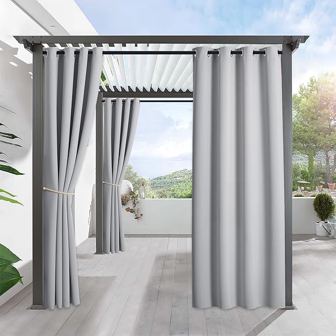 RYB HOME Outdoor Curtains for Patio by RYBHOME