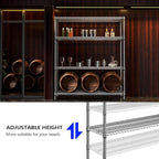 2800 LBS 59" W 4 Tier Storage Shelves Rack Metal Wire Shelving Unit, Storage - Image 6