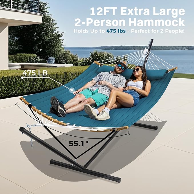 SUPERJARE Curved-Bar Hammock - Image 3