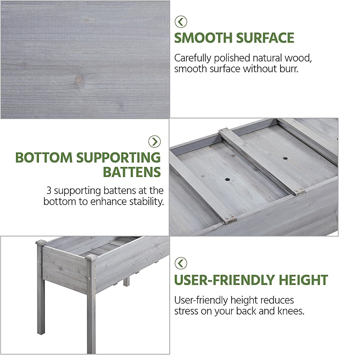 Yaheetech 1pc Raised Garden Bed Outdoor - Image 5
