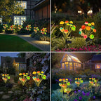 Kohlrabi Solar Garden Lights, 6 Pack Solar Mushroom Lights Outdoor, Upgraded - Image 4