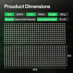 VIVOSUN 5 x 15 ft. Plant Trellis Netting, Heavy-Duty Polyester Grow Net - Image 6