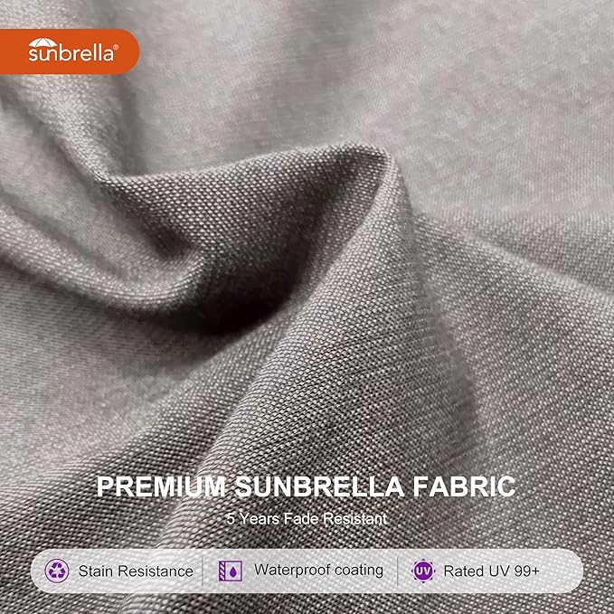 PURPLE LEAF 9' X 12' Cantilever Outdoor Patio Umbrella Large Heavy Duty 360° - Image 4
