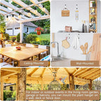 4Pack 2.5Inch Ceiling Hooks for Hanging Plant, Hanger for Indoor and Outdoor - Image 6