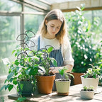Indoor Plant Trellis for Climbing Plants, 3 Pack Stackable Garden Trellis for - Image 7