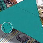 LOVE STORY Right Triangle 12'x15'x19.2' Waterproof Sun Shade Sail Canopy UV by LOVESTORY