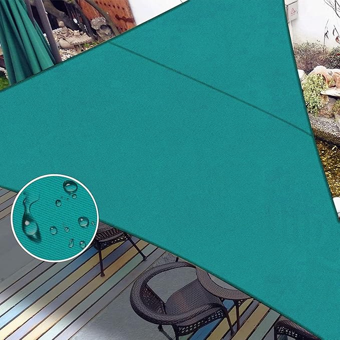 LOVE STORY Triangle 15'x15'x15' Waterproof Sun Shade Sail Canopy UV Block by LOVESTORY