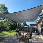 SUNLAX Sun Shade Sail 13' x 14' Dark Grey Rectangle Canopy Sail Shade Cover UV by SUNLAX