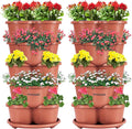 VIVOSUN 2-Pack 5 Tier Vertical Gardening Stackable Planter by VIVOSUN