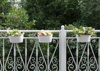 Dahey 3 Pcs 10.5 Inch Metal Iron Hanging Flower Pots - Image 4