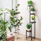 Plant Stand Indoor Outdoor 4 Tier Metal Plant Shelf - Image 5