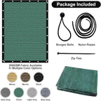Artpuch 90% Sun Shade Cloth, 6 x 6 FT Pergola Shade Cover Canopy - Image 5