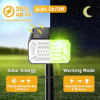 Solar Color Changing Spot Lights Outdoor Waterproof IP65, 2-in-1 Landscape - Image 2