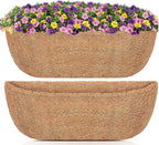 Y&M 48" Coco Liner for Window Box Deck Basket Planter Trough Coconut Fiber by YM