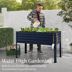 Best Choice Products 48x24x30in Galvanized Raised Garden Bed, Metal Elevated - Image 3