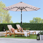 Best Choice Products 10ft Solar Polyester LED Lighted Patio Umbrella w/Tilt - Image 3