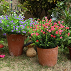 20 Bundles Artificial Flowers Outdoor Fake Flowers, UV Resistant No Fade Faux - Image 4
