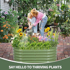 1MORE Galvanized Raised Garden Bed- Planter Garden Boxes Outdoor, Raised Beds - Image 6
