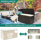 YITAHOME 150 Gallon Large Deck Box - Image 7