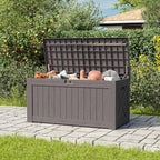 Patiowell 120 Gallon Large Deck Box, Outdoor Lockable Storage Box - Image 5
