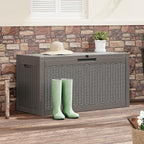 Outdoor Storage Box, Resin Deck Boxes Indoor and outdoor, Waterproof Storage - Image 7