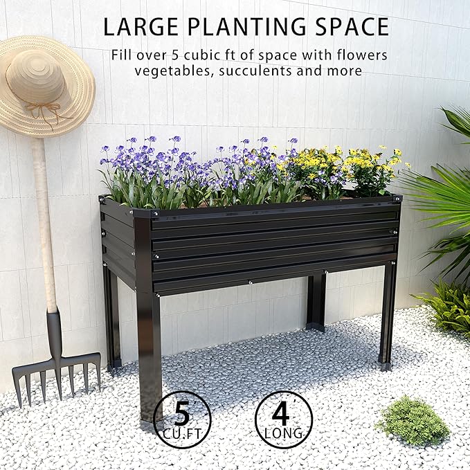 2PCS Galvanized Raised Garden Bed - Image 4
