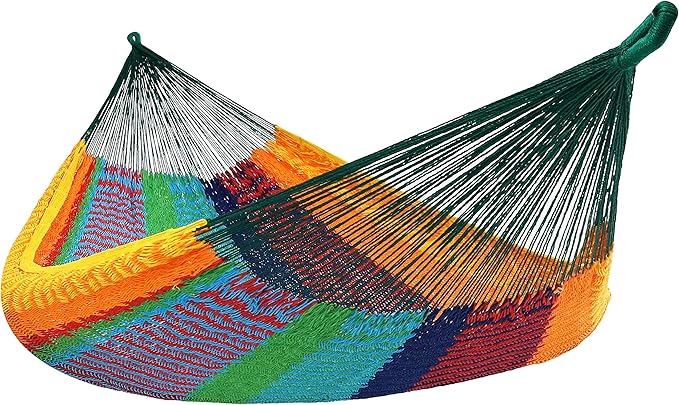 Sunnydaze Handwoven XXL Thick Cord Mayan Double Hammock by SunnydazeDecor