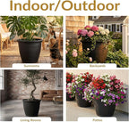 Sunnydaze 24-Inch Anjelica Large Plastic Pot - Image 5