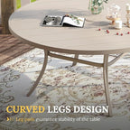 VICLLAX 60" Outdoor Round Patio Table - Image 6