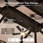 Aoxun 10'x14' Hardtop Gazebo, Aluminum Frame Permanent Pavilion - Image 9